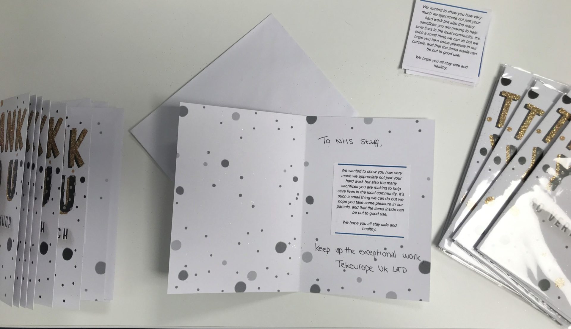 NHS CARDS Thank you card